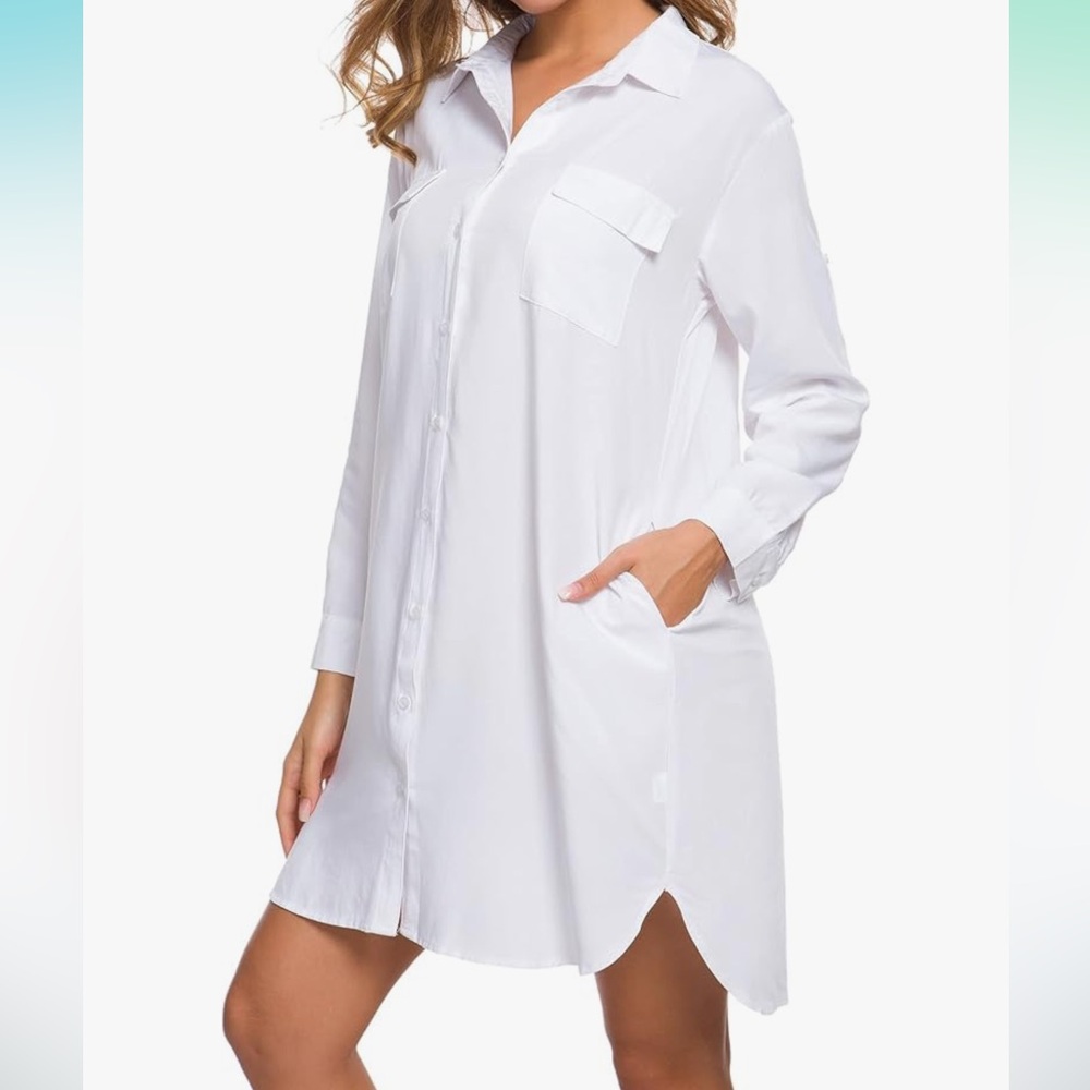 White Shirtdress